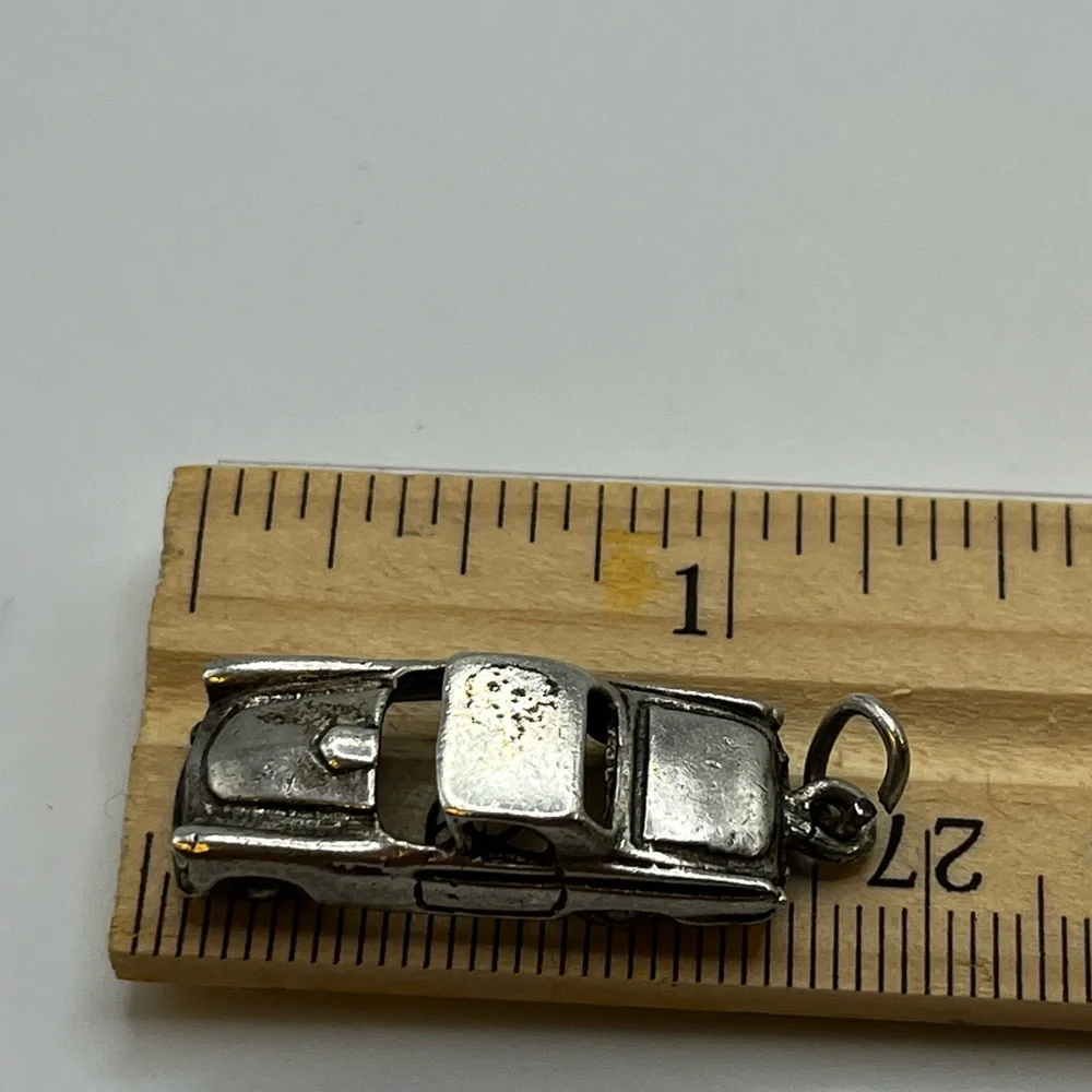 Rare vintage 1950’s Thunderbird car Sterling silver charm pendant